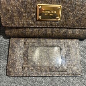 Michael Kors Brown Monogram Wallet